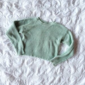 Cat & Jack Green Cotton Sweater 8